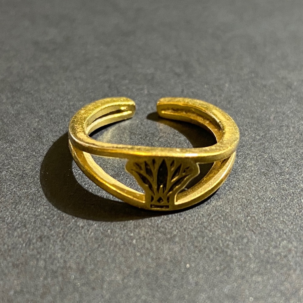Alex and Ani Lotus Midi Ring